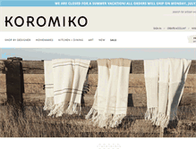 Tablet Screenshot of koromiko.com